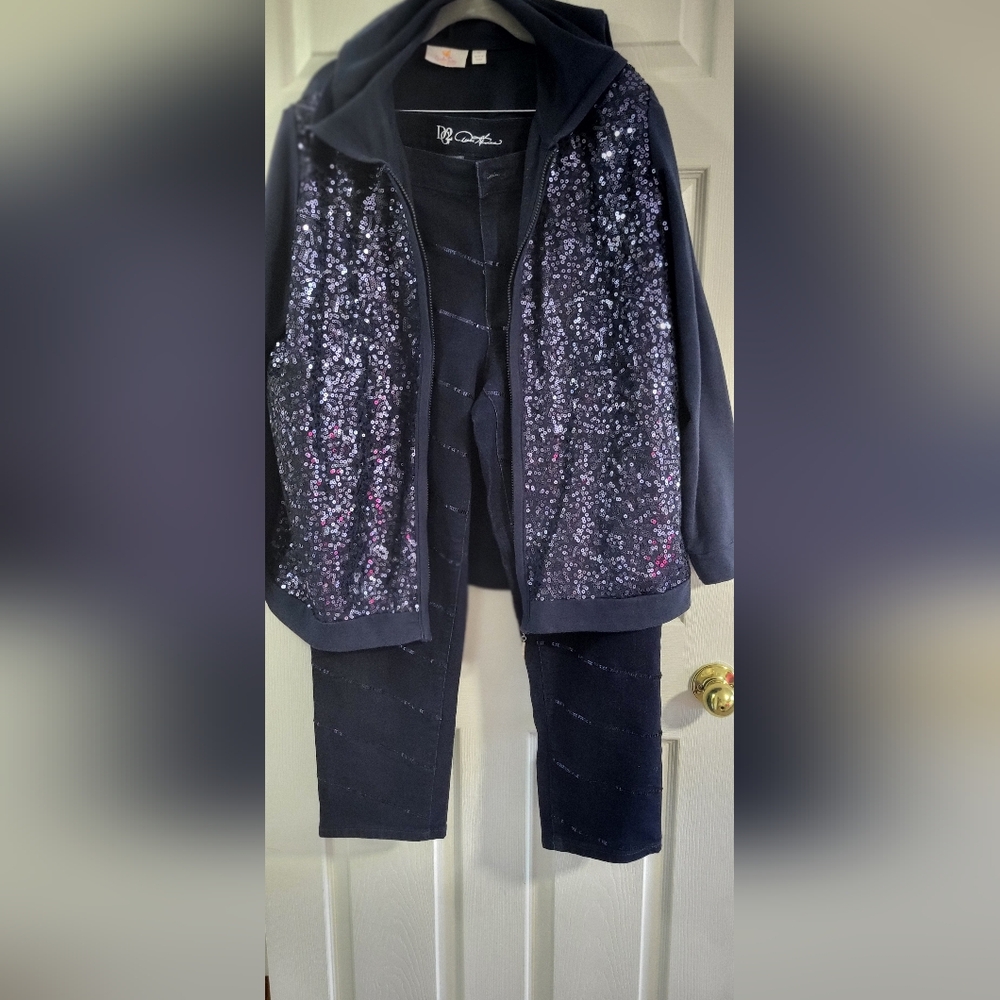 Seqined Jeans W Matching Hoodie Super Cute!!